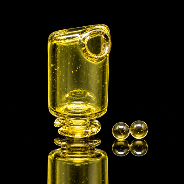 Kizmit Glass - Color Puffco Pivot Glass Mouthpiece - 20 Colors