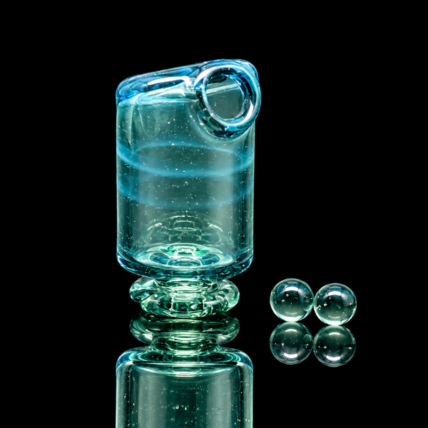 Kizmit Glass - Color Puffco Pivot Glass Mouthpiece - 20 Colors