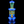 Smiley Glass - Blue Paradise Puffco Peak Glass Attachment