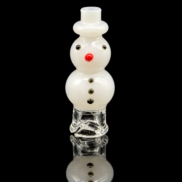Kickback Glass – Snowman Puffco Pivot Glass Mouthpiece