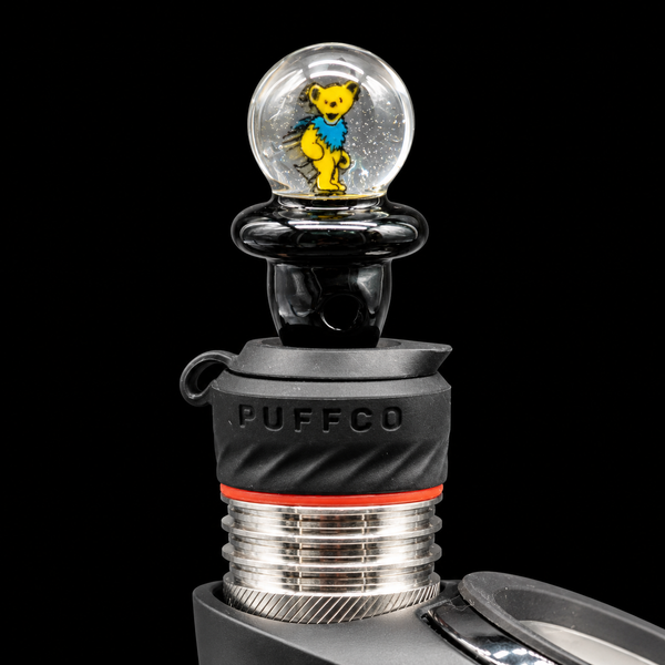 Glass Art By Shaggy - Grateful Dead Milli Puffco Peak Pro 3DXL Joystick Cap