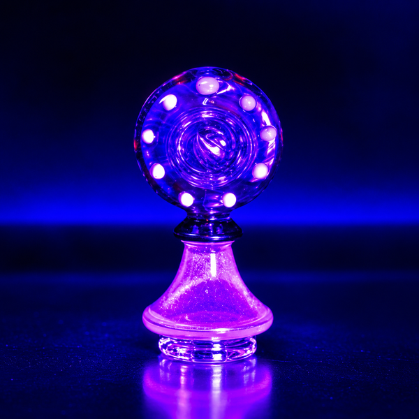 Eternal Flameworks - UV Spaceship Beam Puffco Proxy Core Glass Mouthpiece