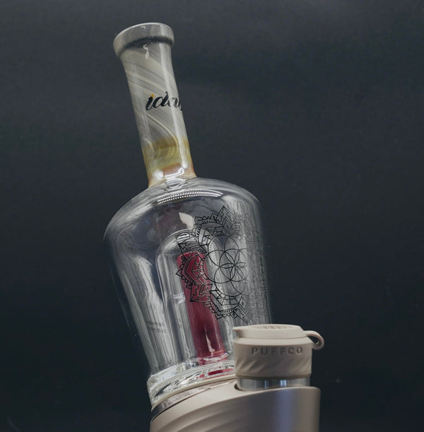 IDab Glass - Henny Bottle Puffco Peak Glass Attachment