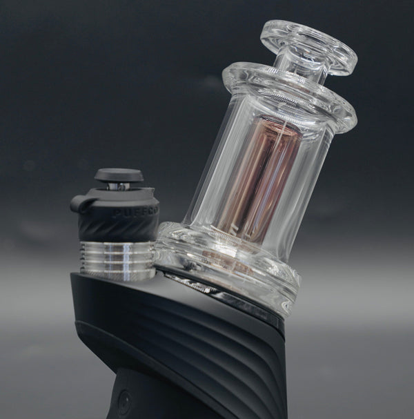 Jwoerz Glass - Color Accented Mini Tube Puffco Peak Glass Attachment