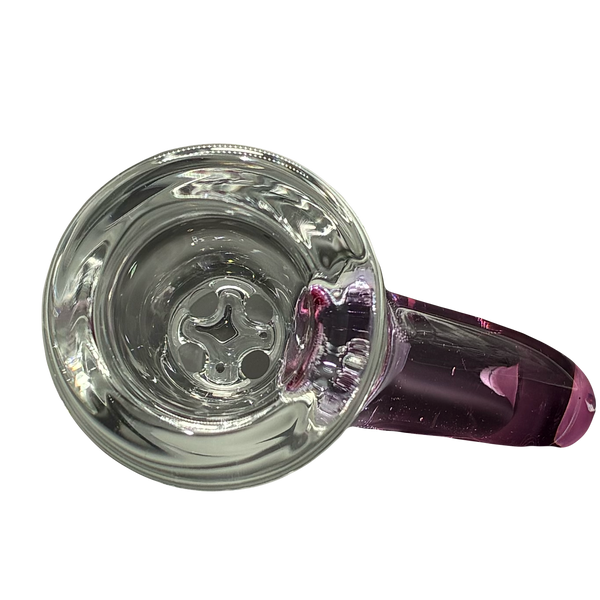 Sovereignty Glass - (Slide) [Partial Accent] Rose Quartz x Gold Ruby Phoenix