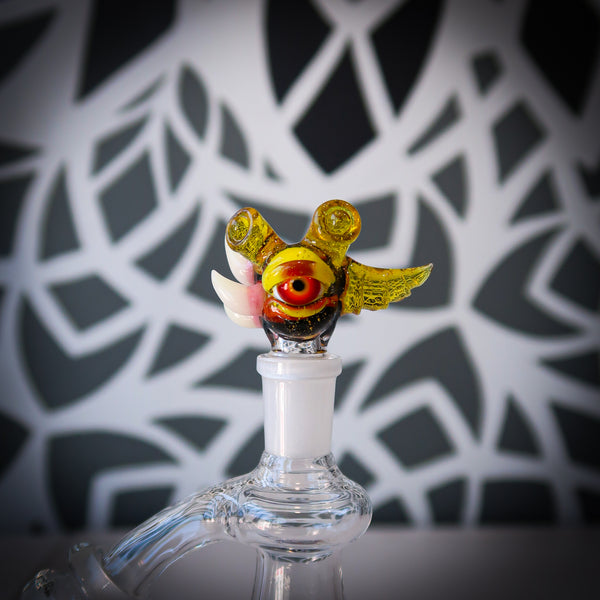 Salt Glass Slide (2023) 14mm - Firefade / Jet Black / Terps (CFL)