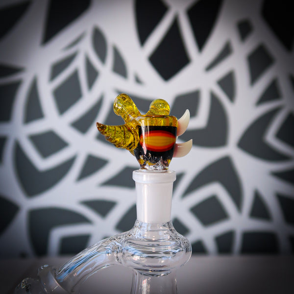 Salt Glass Slide (2023) 14mm - Firefade / Jet Black / Terps (CFL)