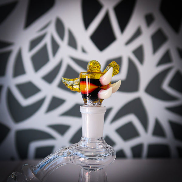 Salt Glass Slide (2023) 14mm - Firefade / Jet Black / Terps (CFL)