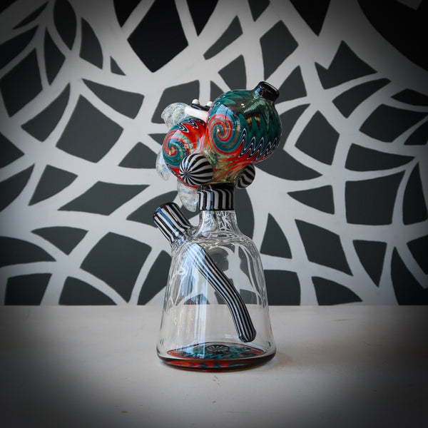 Lee Machine x Ben Birney ( Future Glass Art ) - "Yoshi" Jammer Tube (UV)