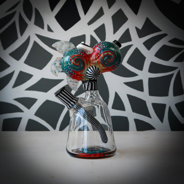 Lee Machine x Ben Birney ( Future Glass Art ) - "Yoshi" Jammer Tube (UV)