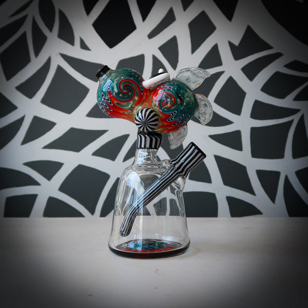 Lee Machine x Ben Birney ( Future Glass Art ) - "Yoshi" Jammer Tube (UV)