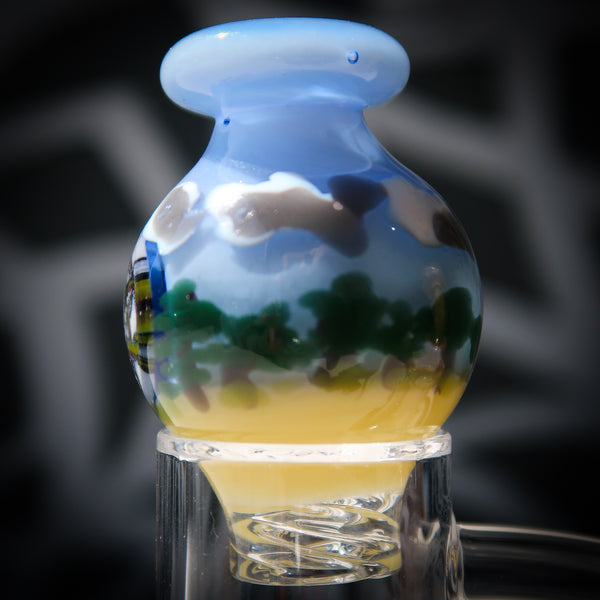 Saiyan Glass Spinner Cap #2